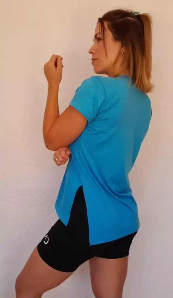 Remera 1 Viscosa Turquesa Código 499