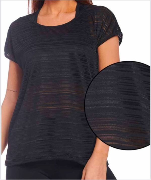 Remera con Transparencia C. 1025 Of- Talle 2