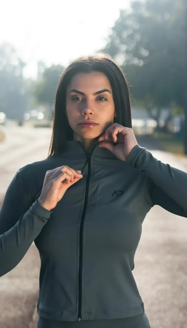 860 Campera Micropolar Verde Militar Andreina