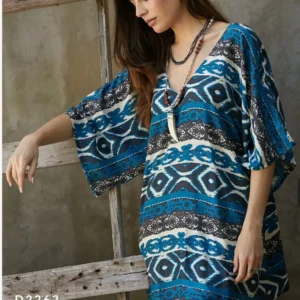 D2262 Vestido Azùl TM